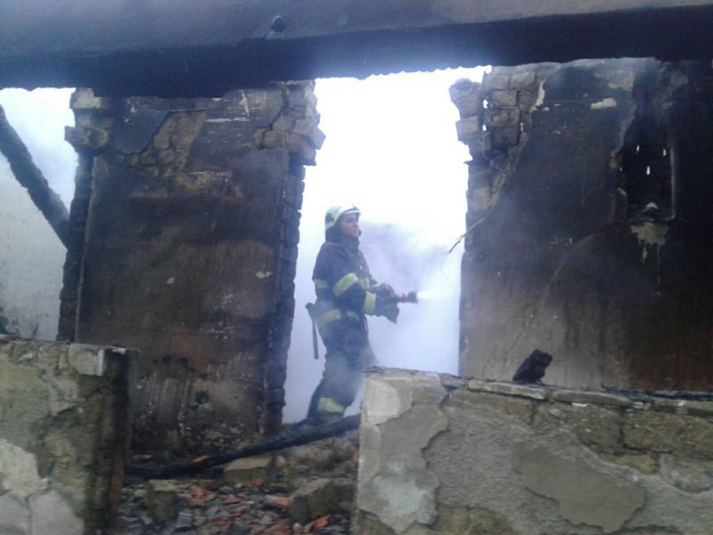 Смертельна пожежа на Закарпатті. Фото